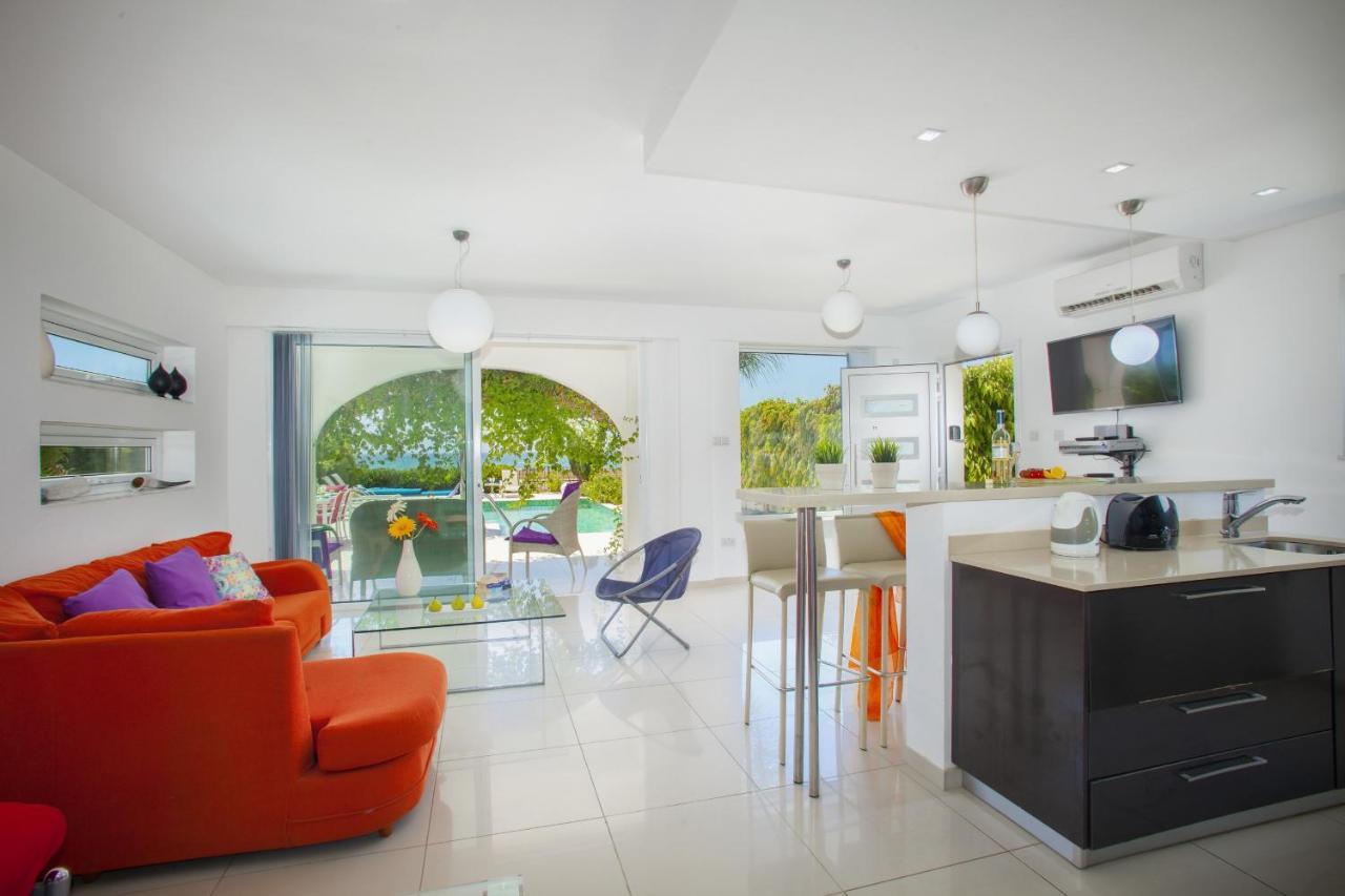 איה נאפה Ayia Thekla Seafront Villa Lavender מראה חיצוני תמונה